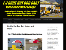 Tablet Screenshot of buildahotdogcart.com